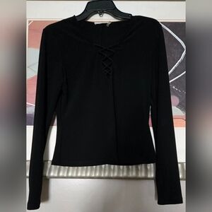 ALICE+OLIVIA  Women's Top Size L/ G Long Sleves V Neck